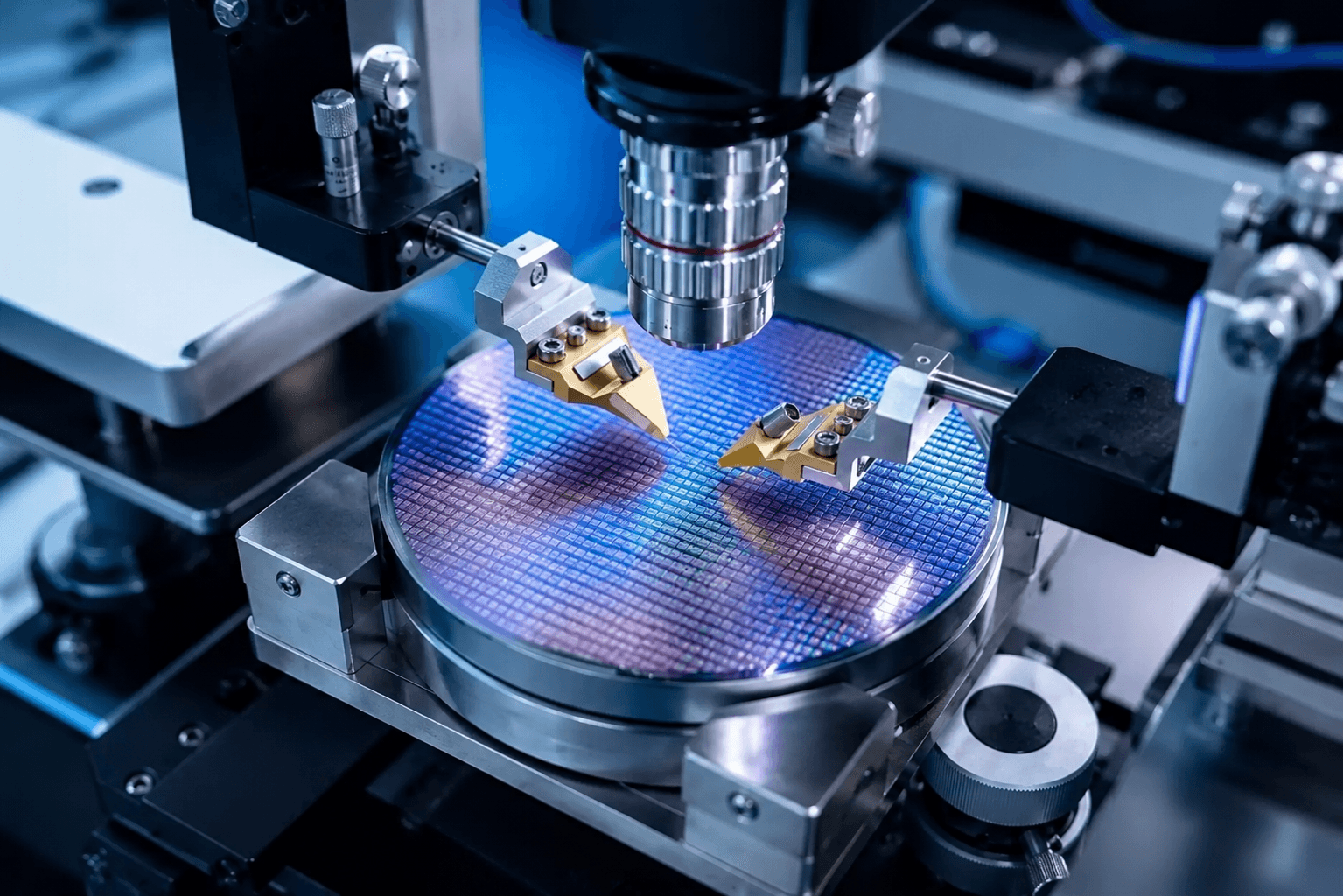 Semiconductor Wafer Inspection Setup